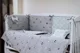 Постельное бельё для кроватки PernaMea Baby Panda Бирюзовое, 8 предметов, 120x60 см foto