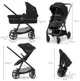 Carucior 3 in 1 Kinderkraft Newly Mink Pro Negru foto