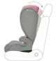 Scaun auto pentru copii Kinderkraft I-Spark i-Size Roz foto