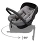 Scaun auto pentru copii Kinderkraft I-Light Gri foto
