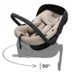 Scaun auto pentru copii Kinderkraft I-Light Bej foto