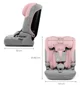Scaun auto pentru copii Kinderkraft I-Comfy i-Size Roz foto