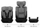 Scaun auto pentru copii Kinderkraft I-Comfy i-Size Gri foto
