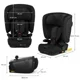 Scaun auto pentru copii Kinderkraft Fix2Go i-Size Negru foto