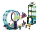 Set de constructie Lego City Provocarea cascadorilor, 385 el. foto