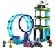Set de constructie Lego City Provocarea cascadorilor, 385 el. foto