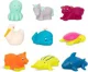Set jucarii de baie Battat Animale salbatice, 9 buc. foto