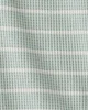 Carter's Set 2 piese Green Stripe Thermal - body si pantaloni foto