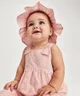 Carter's Palarie de soare din bumbac Pink Sunhat foto