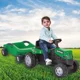 Tractor cu remorca Pilsan Power Verde foto