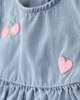 Carter's Set 3 piese Chambray Cherry - top fara maneci, body si pantaloni scurti foto