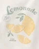 Carter's Set 3 piese Blue Lemonade Graphic - tricou, cardigan si pantaloni scurti foto