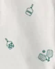 Carter's Set 3 piese Pickleball Chambray - tricou, body si pantaloni scurti din bumbac foto