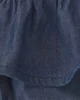Carter's Set 3 piese Chambray Seahorse - bentita, top fara maneci si pantaloni scurti foto