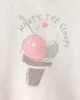 Carter's Set 2 piese Pink Eyelet Ice Cream - tricou si pantaloni scurti din bumbac foto