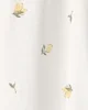 Carter's Salopeta fara maneci Ivory Lemon foto