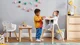 Scaun de masa 2in1 Kinderkraft Sienna Roz foto