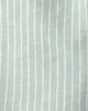Carter's Set 2 piese Green Striped Faux Linen - top fara maneci si pantaloni foto
