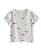 Carter's Set 2 piese Boat Chambray Shortall - tricou si salopeta foto