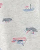 Carter's Set 2 piese Boat Chambray Shortall - tricou si salopeta foto