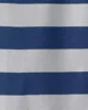 Carter's Короткий хлопковый комбинезон Navy Rugby Stripe foto