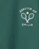 Carter's Salopeta scurta din bumbac Green Tennis Club foto