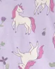 Carter's Set 2 pijamale din bumbac Purple Unicorn Floral foto