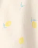 Carter's Hanorac din bumbac Lemon Print Pullover foto
