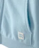 Carter's Худи с капюшоном на молнии Solid Blue Zip foto