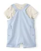 Carter's Комплект 2 в 1 Easter Blue Bunny - футболка и комбинезон foto