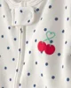 Carter's Хлопковая пижама с пинетками Cherry Polka Dot foto