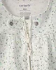 Carter's Хлопковая пижама с пинетками Ditsy Floral Flutter foto