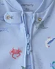 Carter's Pijama din bumbac cu botosei Sea Animals foto
