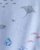 Carter's Pijama din bumbac cu botosei Sea Animals foto