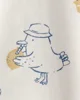 Carter's Pijama din bumbac cu botosei Duck Drinking Lemon foto