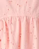 Carter's Salopeta din bumbac Pink Eyelet foto