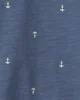 Carter's Tricou polo din bumbac Navy Anchor foto