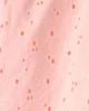 Carter's Широкие хлопковые штаны Pink Eyelet foto