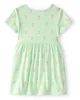 Carter's Хлопковое платье Green Floral foto
