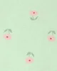 Carter's Хлопковое платье Green Floral foto
