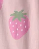 Carter's Tricou din bumbac Pink Strawberry foto