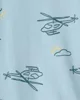 Carter's Tricou Blue Helicopter foto