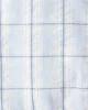 Carter's Set 2 piese Blue Gingham - palarie si salopeta scurta foto