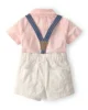 Carter's Комплект 2 в 1 Pink Collared - боди и шорты на бретелях foto