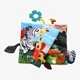 Carte moale cu ilustratii cu inel gingival KikkaBoo Wild Animals foto