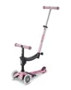 Trotineta 6 in 1 Micro Mini Rock&Go Deluxe LED Dusty Rose foto