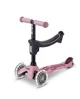 Trotineta 6 in 1 Micro Mini Rock&Go Deluxe LED Dusty Rose foto