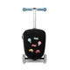 Trotineta Micro Luggage Junior Patch & Play Frosty Blue Limited Edition foto