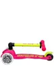 Самокат Micro Mini Deluxe Foldable Neon LED Flamingo Yellow foto