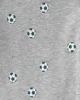 Carter's Set 4 body cu maneca lunga Green Soccer foto